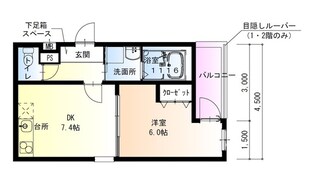 千林大宮駅 徒歩8分 1階の物件間取画像